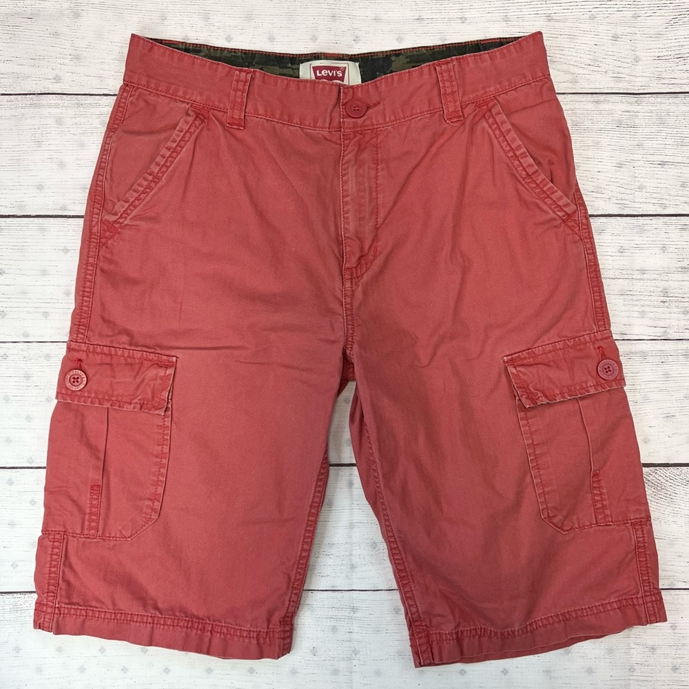 Levis boys cargo shorts size 18reg